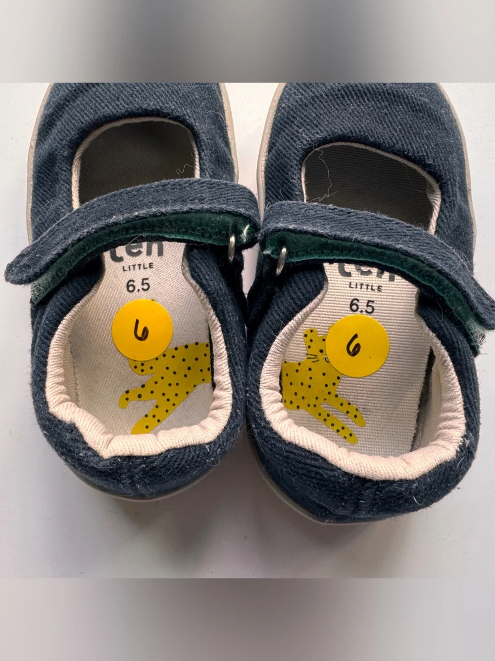 Ten Little Eco Canvas Mary Jane’s Size 6